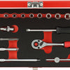 Gedore Red Dops Set TX 1 4 pulgadas SW 413 mm de plata 32 piezas