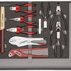 Gedore Red Tools de alicates y herramientas de trazo de 29 piezas de 29
