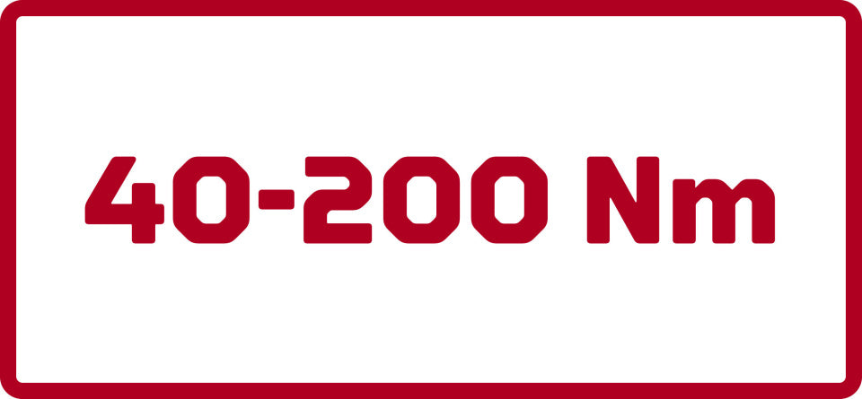 Gedore red Wielmontageset 40-200 Nm Zwart 11-delig