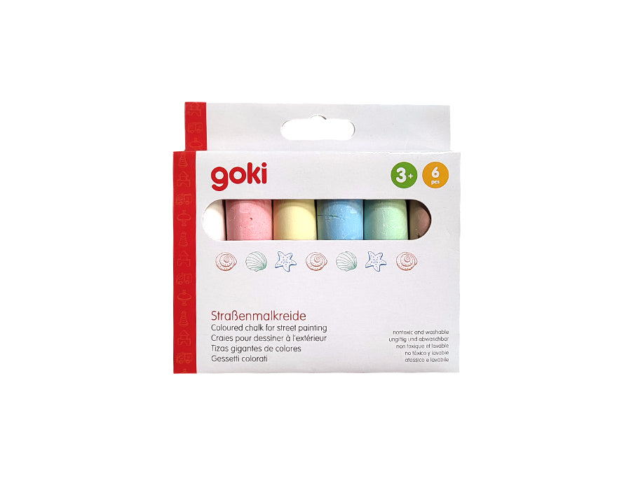 Memo Sidewalk Chalk 6 Colori