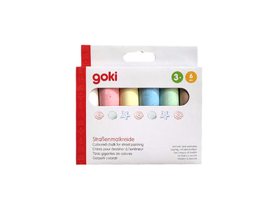 Memo Sidewalk Chalk 6 Colori