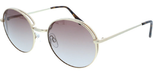 Occhiali da sole polarizzati panto ladies gatto. 2 rosa oro