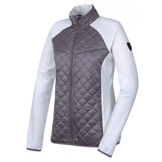 Hannah Outdoorvest Elsa Ladies Polyester White Grigio dimensione 44