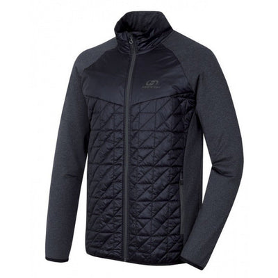 Hannah Outdoorvest Enryx maschile in poliestere grigio scuro m