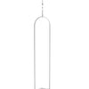 Höfats Spin 90 Atmosphere Lantern colgando 120 cm de plata de acero inoxidable