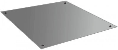 Piastra inferiore IceEToolz Xpert E132B 60 x 60 cm in argento in acciaio