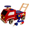 I'm toy Loop duwwagen brandweer junior rood blauw