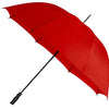 Impliva Golfparaplu a prueba de viento de 125 cm de poliéster rojo