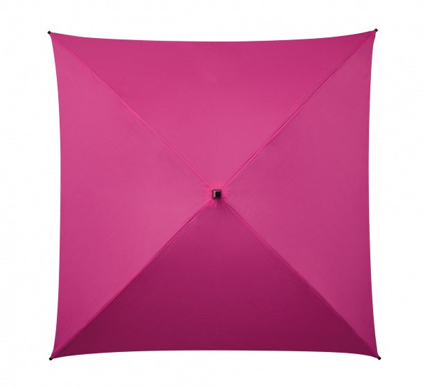 All square Paraplu vierkant 94 cm polyester roze