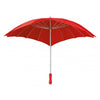 Impliva ombrello ombrello -ombreggiato da 110 cm in poliestere rosso