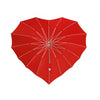 Red de poliéster de 110 cm de 110 cm en forma de corazón de la paraguas