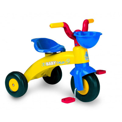Triciclo baby trico max junior giallo