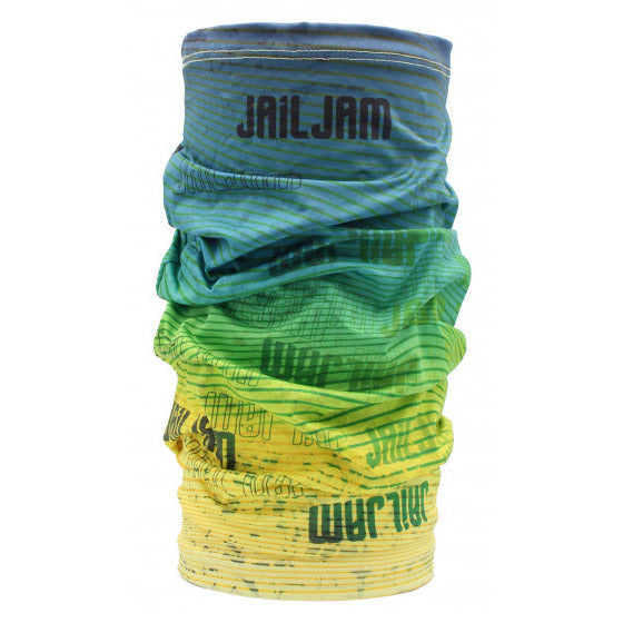 Tubo scaldaio in jam jam poliestere elastano verde dimensione unica