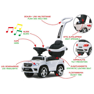 JAMARA MERCEDES GL 63 AMG AUTO WAKING 89 X 28,5 x 85 cm bianco