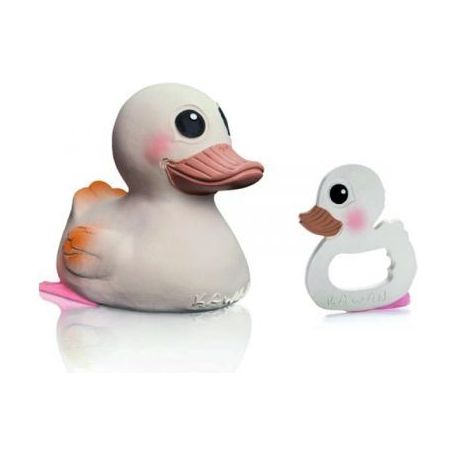Hevea Kawan combo Bijtring y pato de goma