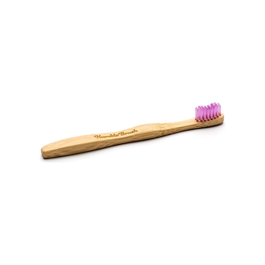 The Humble Co. Cepillo de dientes bambú niño ultra suave púrpura