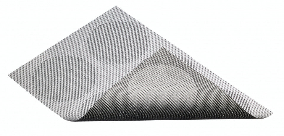 Plaza de kitchenclet 30 x 45 cm PVC Polyester Silver Gray