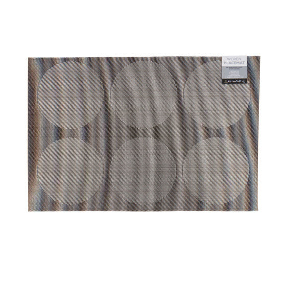 Plaza de kitchenclet 30 x 45 cm PVC Polyester Silver Gray