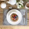 Plaza de kitchenclet 30 x 45 cm PVC Polyester Silver Gray