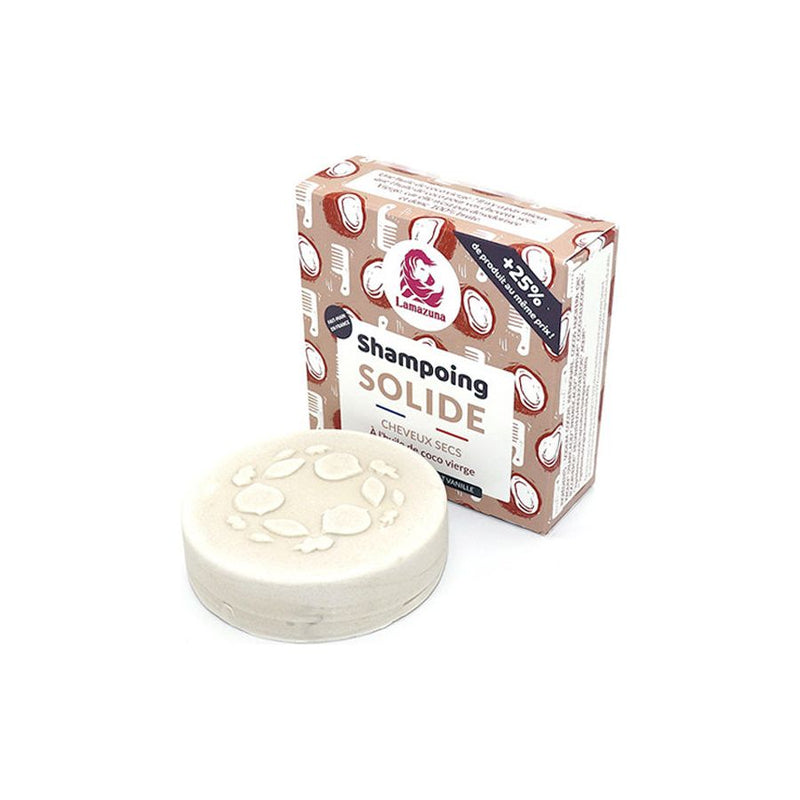 Bloque de champú Lamazuna cabello seco de coco