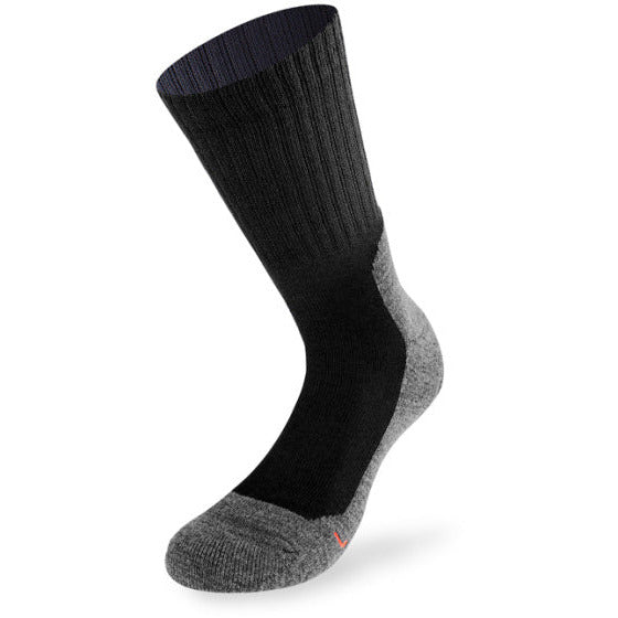 Lenz Walking Sock Trekking 5.0 Polyester Black 2 paia di taglia 35-38