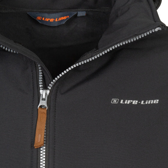 Life Line Kasper Softshell Jacket Men Black Size S