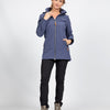 Life line Kya softshell parka dames donkerblauw maat 3XL