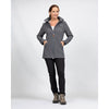 Life line Kya softshell parka dames donkergrijs maat 3XL