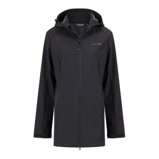 Life line Wellington Softshell Parka dames zwart maat XXL
