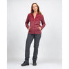 Life line Willemijn fleecevest dames bordeaux maat L