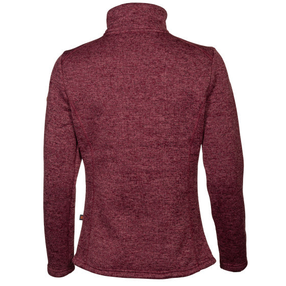 Life line Willemijn fleecevest dames bordeaux maat L