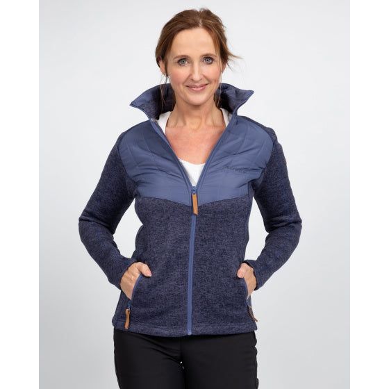 Life line Willemijn fleecevest dames donkerblauw maat S