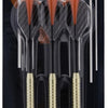 Darts di Longfield Steeltip dartspijl Set 18 grammi di rosso scuro 3 pezzi