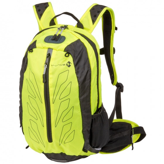 M-Wave Rugpack Outdoor Rough Ride Black Yellow 15 litri