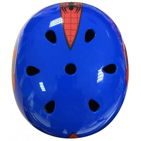Marvel Spider-Man Skate Helmet Blue Red Size 54 60 cm