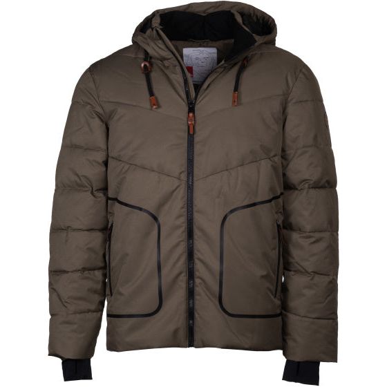 Maupiti Marck II Chaqueta de invierno acolchada Hombres de color marrón gris M