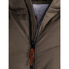 Maupiti Marck II padded winterjas heren grijsbruin maat L