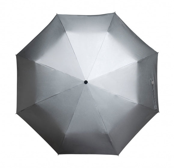 Paraguas plegable mínimax con abertura a mano Ø 100 cm de plata