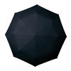 Paraguas plegable mínimax con abertura a mano Ø 100 cm negro