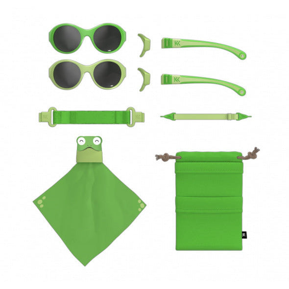 Haga clic en Cambiar gafas de sol para niños 0-2 años Verde 2 piezas