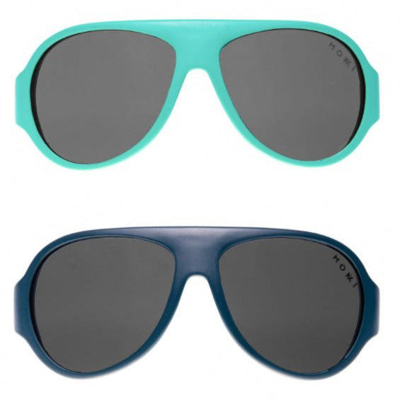 Haga clic en Cambiar gafas de sol para niños 2-5 años azul 2 piezas