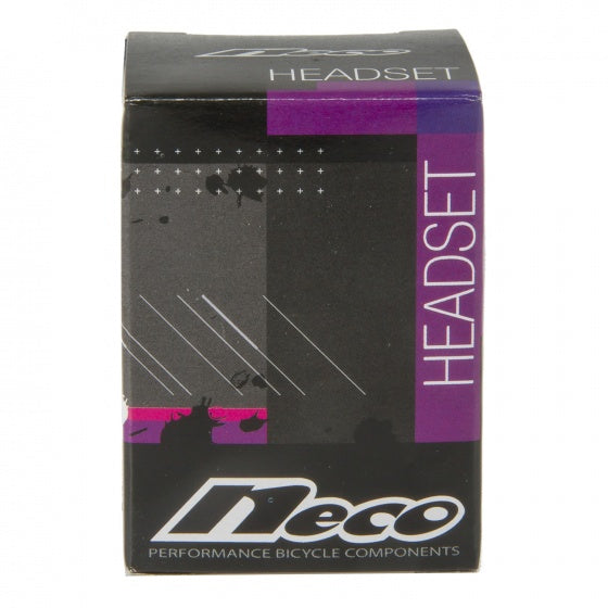 Neco - Half-Cartridge-Ahead Balhoofdstel Staal 1 1 8 Inch Zwart