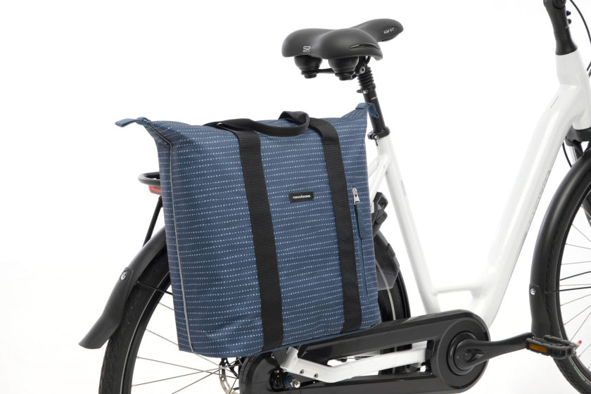 New Looxs blauwe fietstas - Shopper 24L