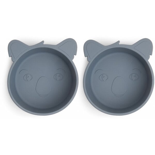 Nuuroo Alex Silicone Placa profunda de 2 paquetes koala
