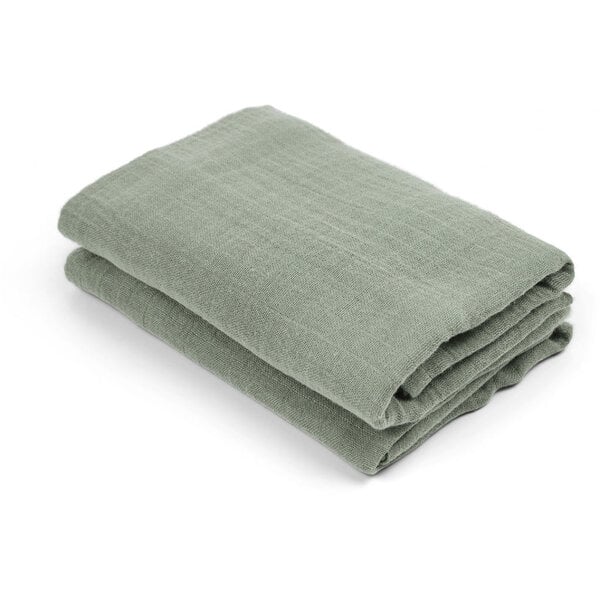 Nuuroo Bao Muslin Cloth 2-Pack-Stick Green