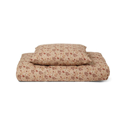 Nuuroo Bera Junior Bed Linen-Sand Flower Bee