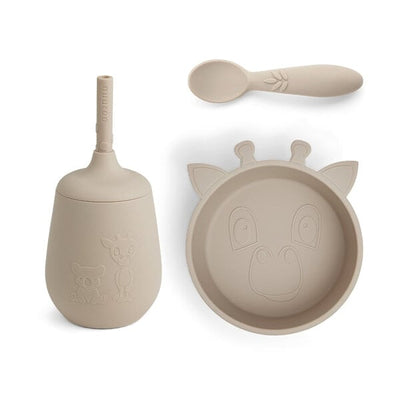 Set da pranzo in silicone blu Nuuroo