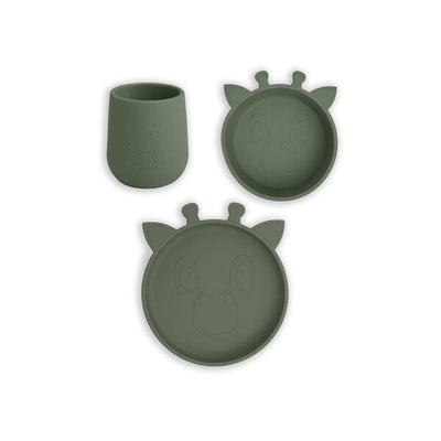 Nuuroo Judi silicone dinner set 3-pack Giraf