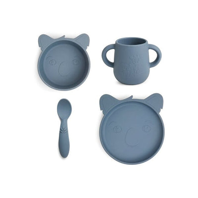 Set da cena in silicone Nuuroo Lykke set da 4 pacchetti koala-bering