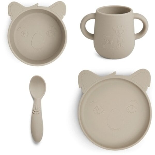 Nuuroo lykke cena de silicona set de 4 paquetes koala